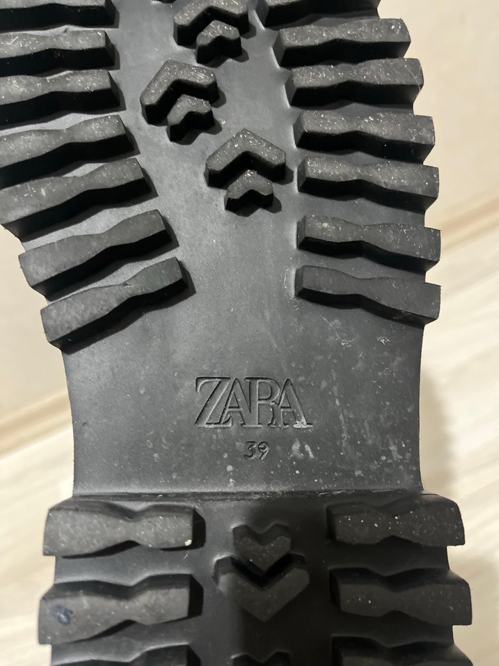 Bağcıklı deri çizme - Görsel 4