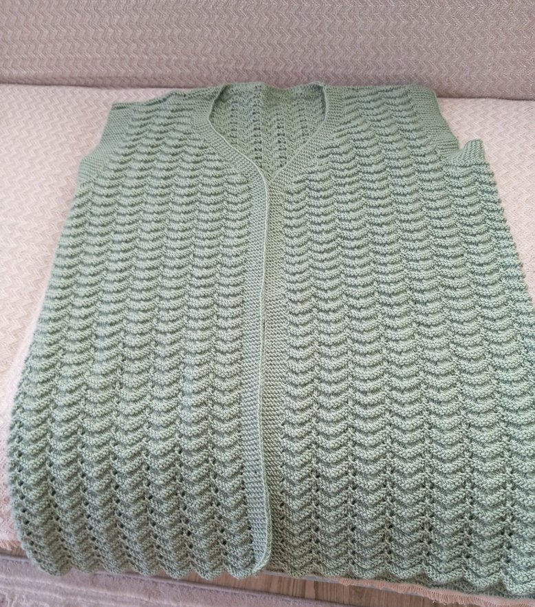 Örgü Kadın Yelek modelleri - Görsel 4