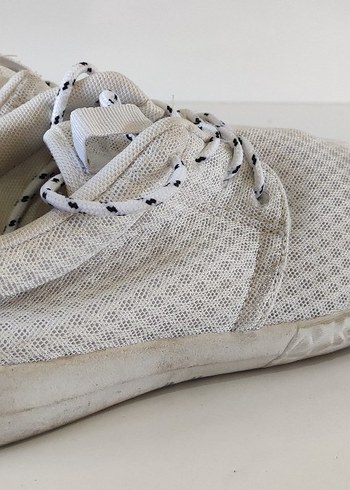 Gri Tabanlı Beyaz erkek Spor Ayakkabı - Görsel 3