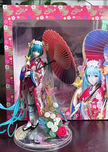 Kimono Hatsune Miku Figür