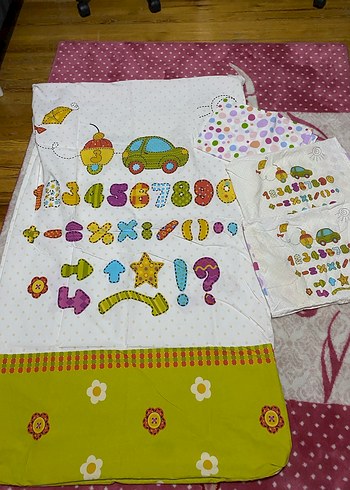 Renkli Baskılı Bebek Nevresim takımı - Görsel 3