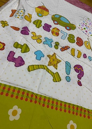 Renkli Baskılı Bebek Nevresim takımı - Görsel 2