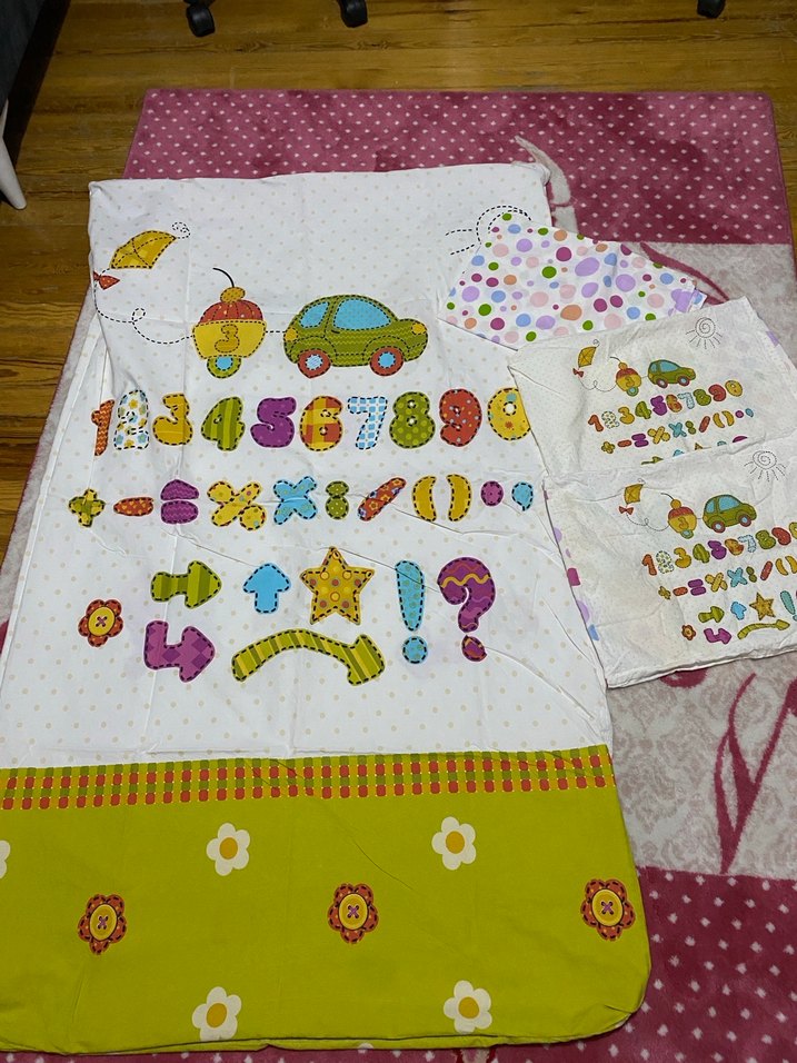 Renkli Baskılı Bebek Nevresim takımı - Görsel 3