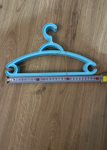 Mavi Plastik Renkli Askı