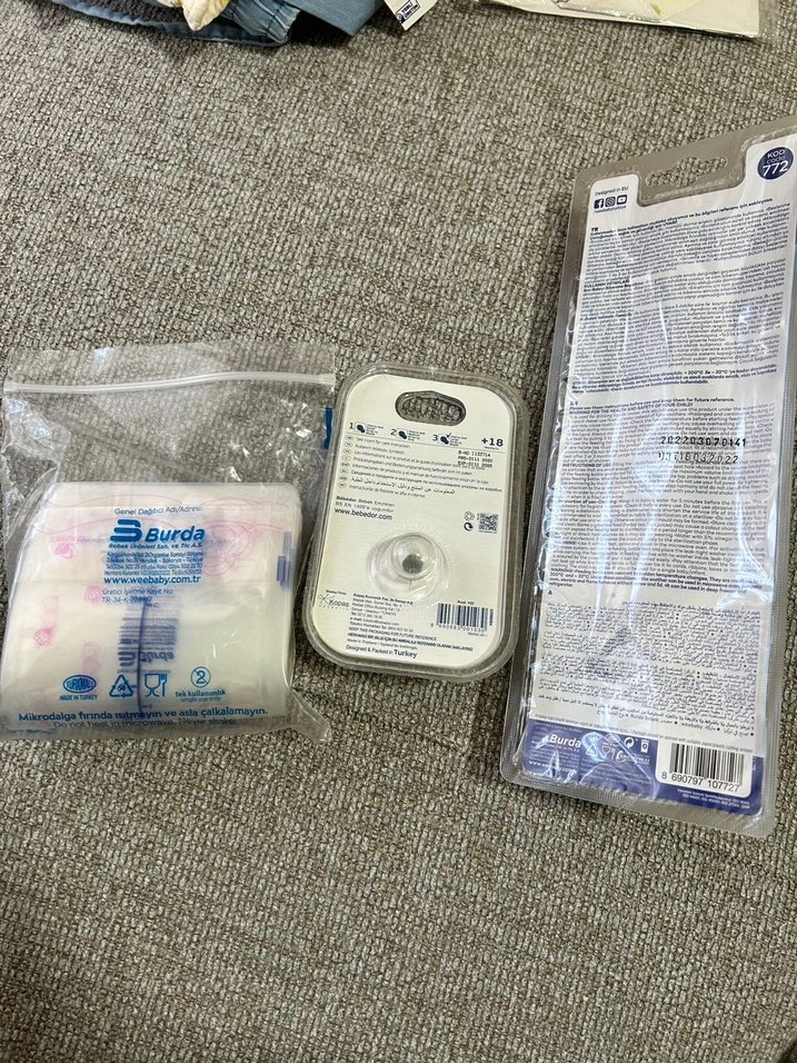 Mavi Bebek Biberonu ve Aksesuar Seti - Görsel 2