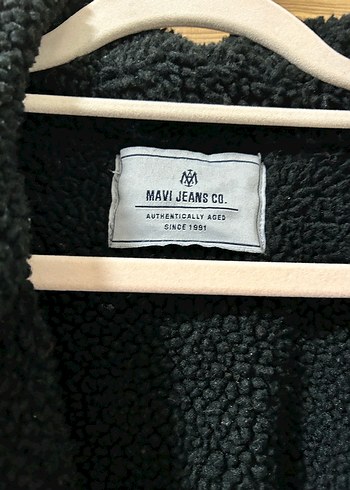 Erkek içi polarlı kot ceket - Görsel 4