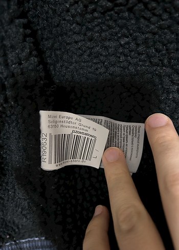 Erkek içi polarlı kot ceket - Görsel 5