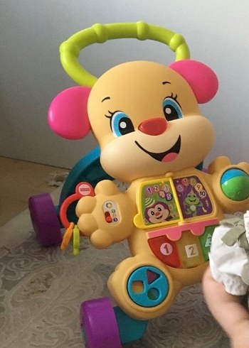 Sevimli Köpek Temalı Bebek Yürüteci