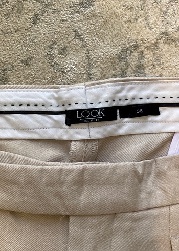 38 Beden camel Renk Bej Erkek Pantolon