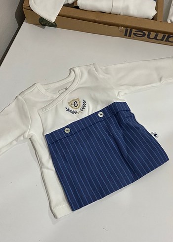 Baskılı Erkek Bebek Hastane Çıkışı Seti - Görsel 6