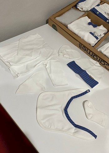 Baskılı Erkek Bebek Hastane Çıkışı Seti - Görsel 8