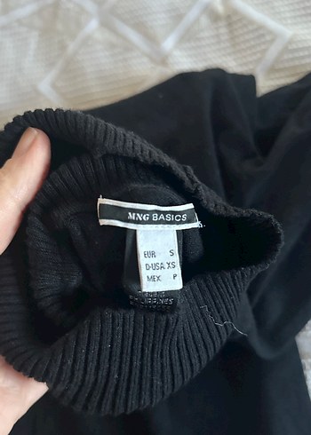 Dantel Detaylı Siyah Boğazlı Kadın Kazak - Görsel 3