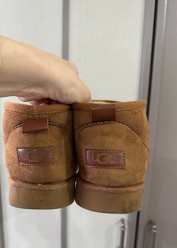 Kahverengi Süet Kadın Botu, Kürklü - Görsel 5