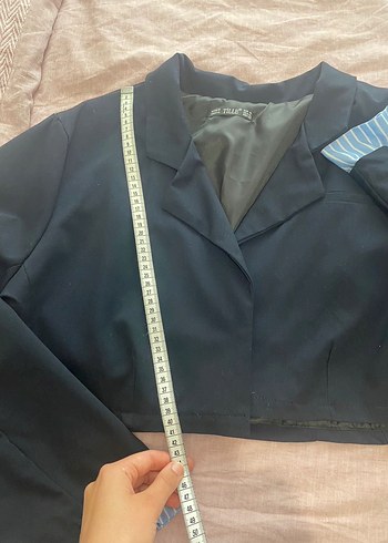 Diğer Siyah Denim Kadın Takım Elbise