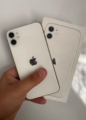 Beyaz iPhone 11 TR Kutulu