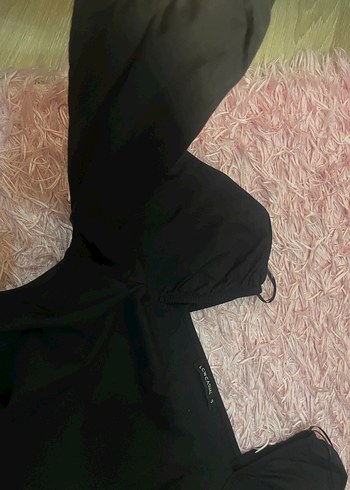 Siyah Midi Günlük Kadın Elbise - Görsel 2