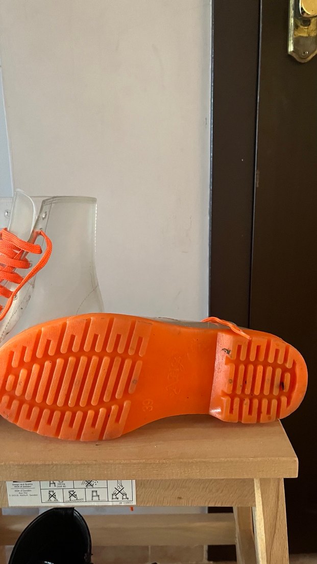 Turuncu Şeffaf  Kadın Bot 39 no - Görsel 2