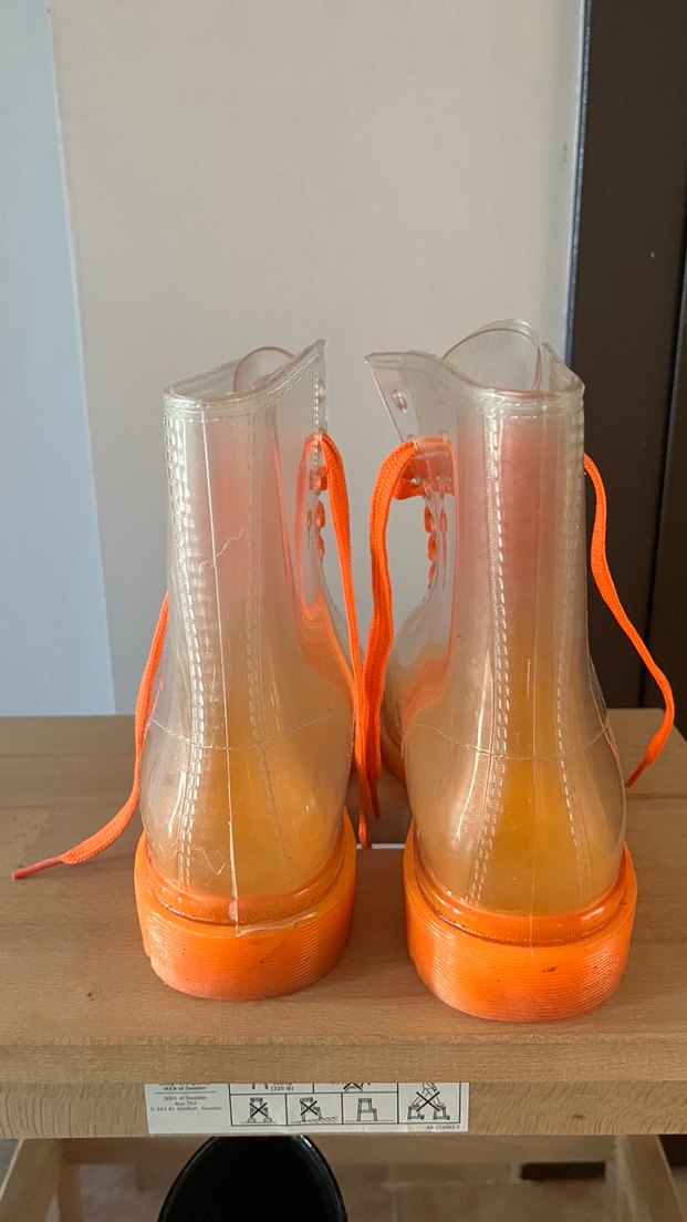 Turuncu Şeffaf  Kadın Bot 39 no - Görsel 4