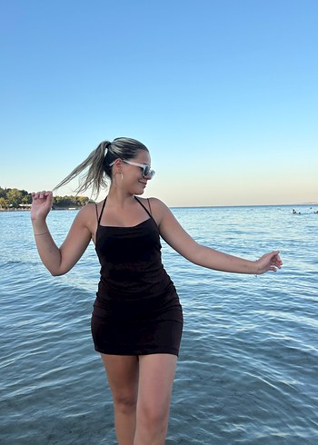 Bordo mini Kadın Elbise - Görsel 2