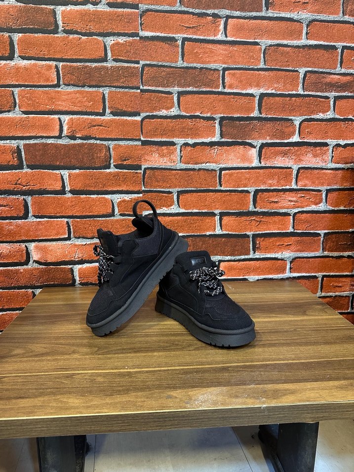 Kadın  Siyah Ugg ayakkabı - Görsel 3