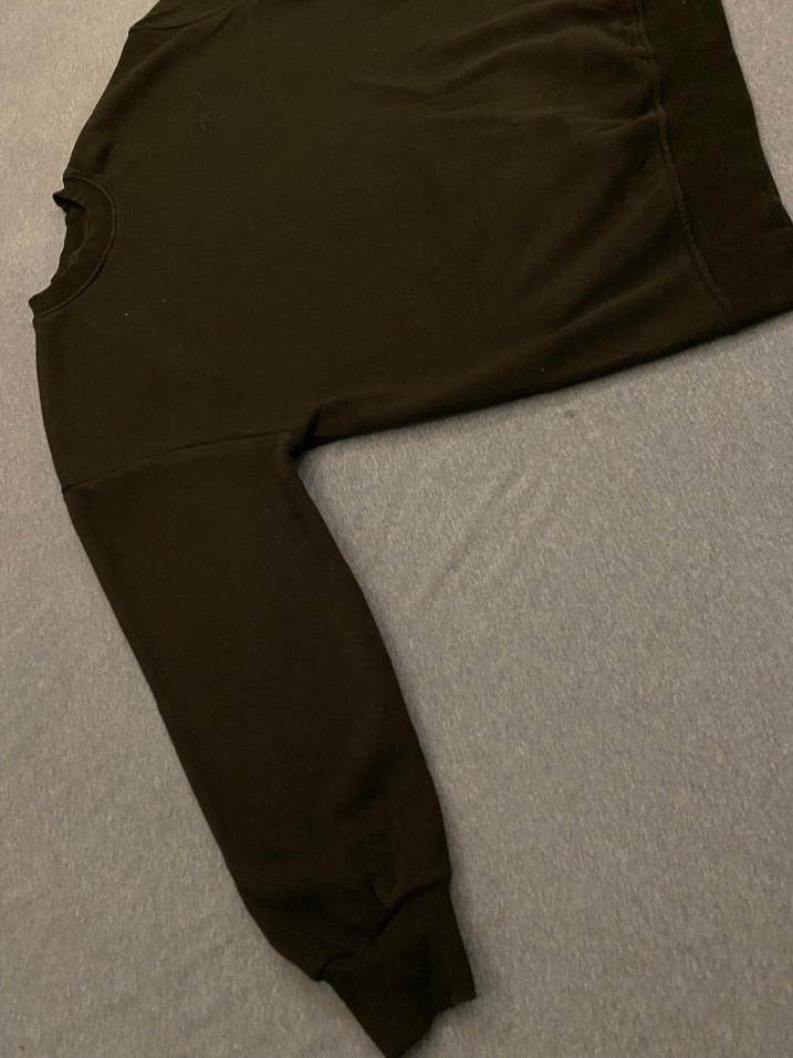 Siyah Oversize Kadın Sweatshirt - Görsel 4