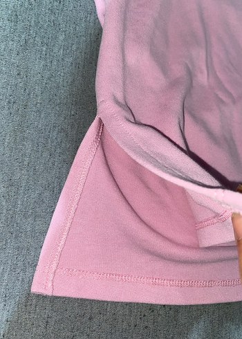 Diğer Pembe Straplez crop