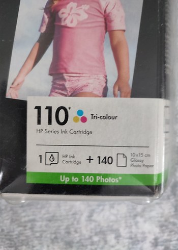 HP 110 Tri-Renk Kartuş ve 140 Fotoğraf Kağıdı - Görsel 2