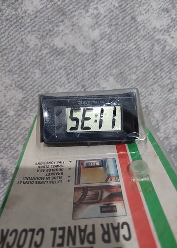 Big Ben Siyah Dijital Araç Saati - Görsel 2