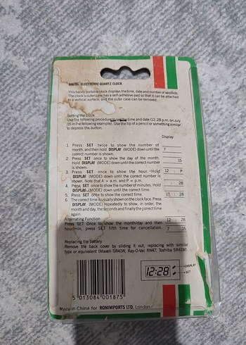 Big Ben Siyah Dijital Araç Saati - Görsel 3