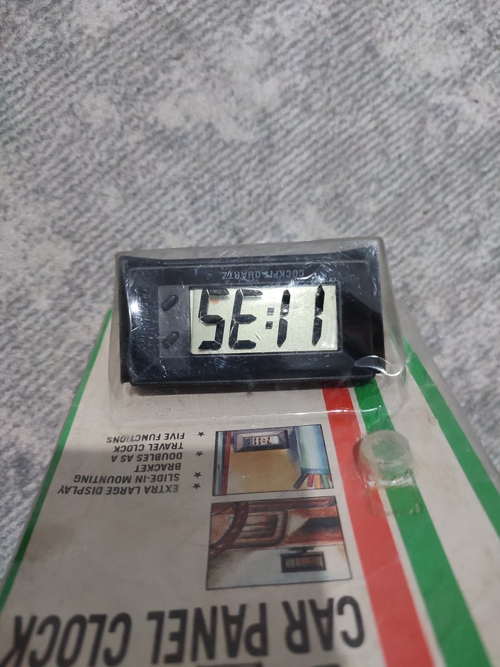 Big Ben Siyah Dijital Araç Saati - Görsel 2