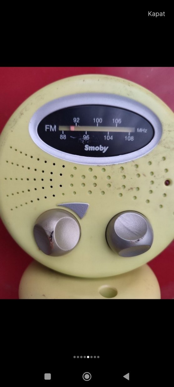 Smoby FM Radyo Müzik Sistemi arızalı yedek parçalık - Görsel 4
