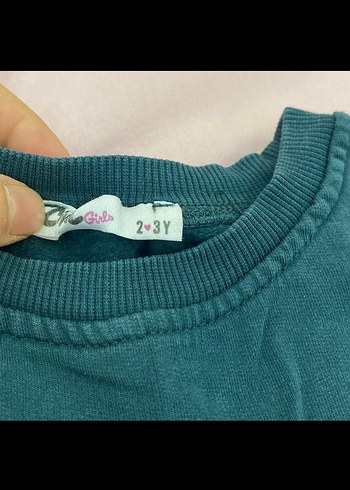 Kız Bebek Uzun Kollu Örme Desenli Takım - Görsel 2