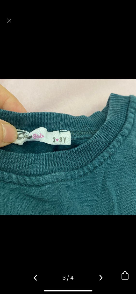 Kız Bebek Uzun Kollu Örme Desenli Takım - Görsel 2