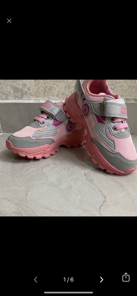 Kızlar için renkli pembe spor ayakkabı - Görsel 3