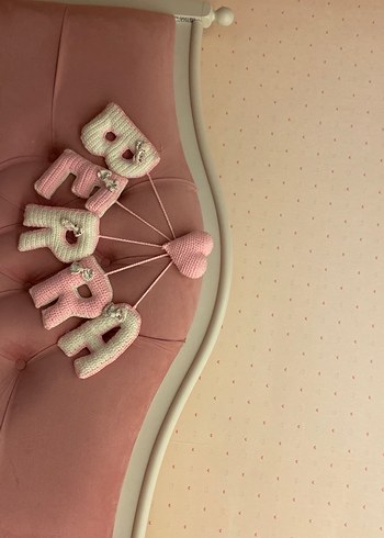 Örgü isim çocuk odaları süs - Görsel 2