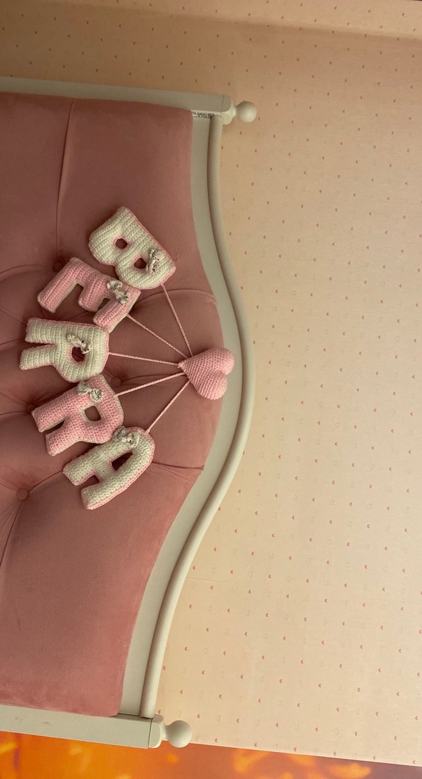 Örgü isim çocuk odaları süs - Görsel 2