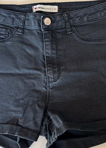 Kotonjeans siyah/gri şort - Görsel 2