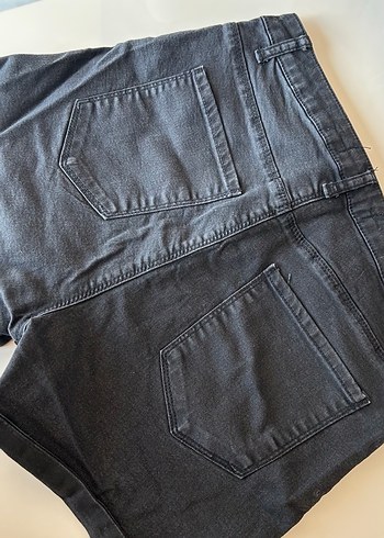 Kotonjeans siyah/gri şort - Görsel 7