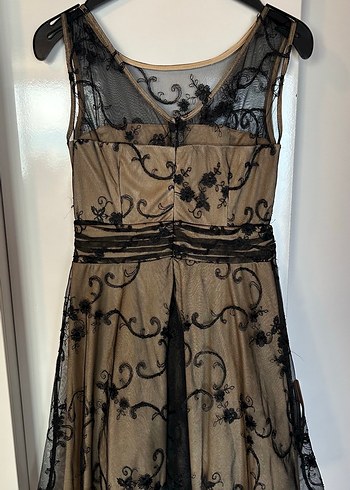 Dantel İşlemeli Abiye Elbise - Görsel 6