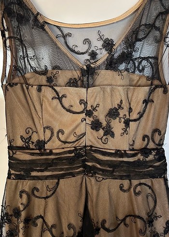 Dantel İşlemeli Abiye Elbise - Görsel 7