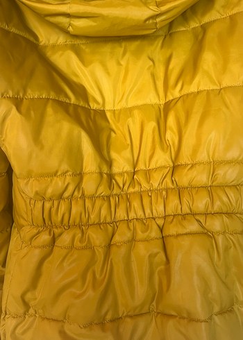 DeFacto yağ yeşili/sarı renk mont - Görsel 11