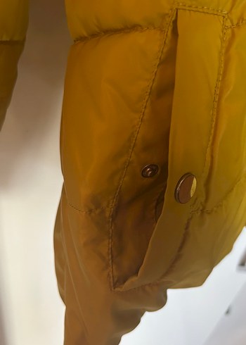 DeFacto yağ yeşili/sarı renk mont - Görsel 5