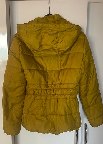 DeFacto yağ yeşili/sarı renk mont - Görsel 9