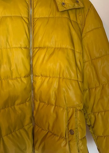 DeFacto yağ yeşili/sarı renk mont - Görsel 3