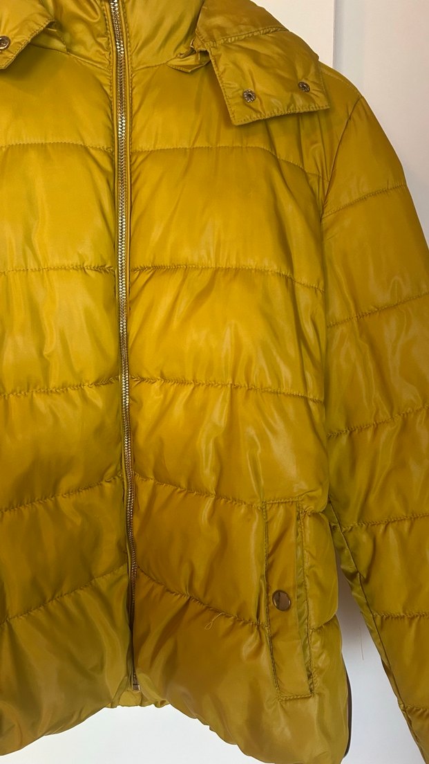 DeFacto yağ yeşili/sarı renk mont - Görsel 3