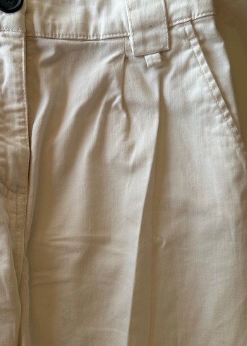 BERSHKA beyaz kargo pantolon - Görsel 6