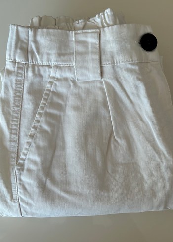 BERSHKA beyaz kargo pantolon - Görsel 9