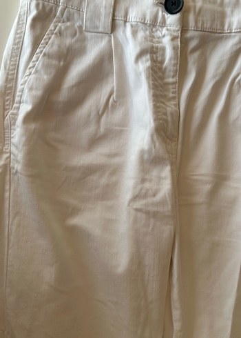 BERSHKA beyaz kargo pantolon - Görsel 3