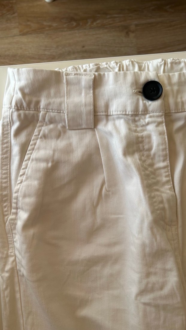 BERSHKA beyaz kargo pantolon - Görsel 5