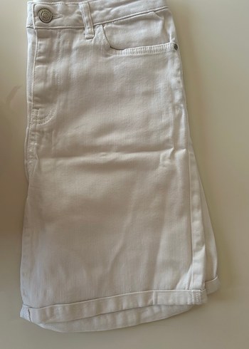 Koton beyaz jean şort - Görsel 3